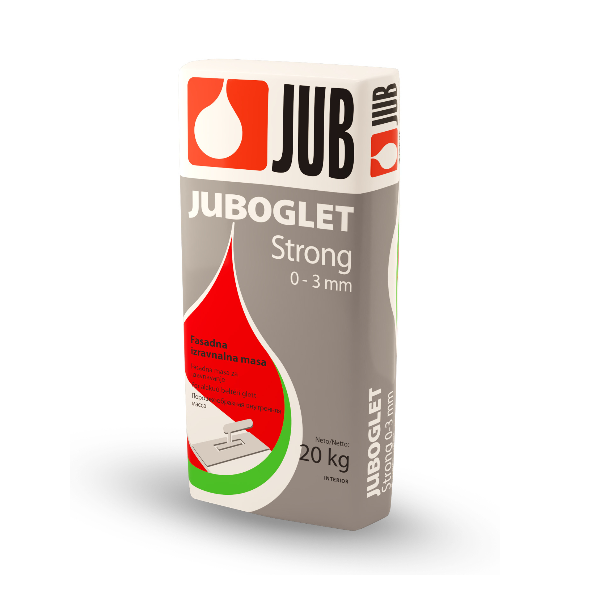 JUB JUBOGLET Strong dvojkomponentná fasádna vyrovnávacia hmota 20 kg