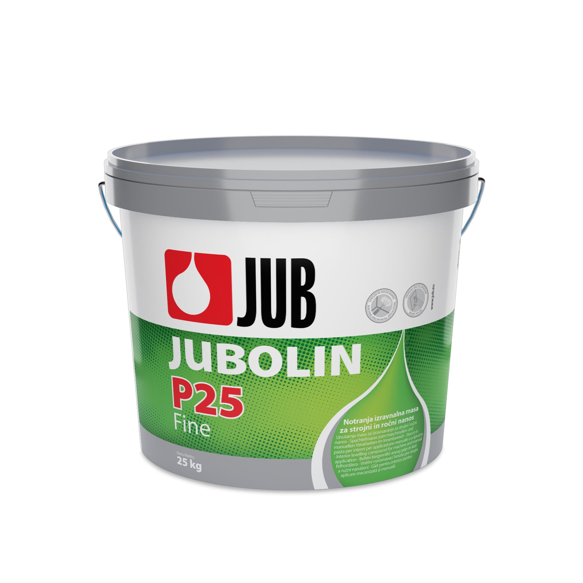 JUB JUBOLIN P25 Fine disperzný stierkový tmel na stenu 25 kg