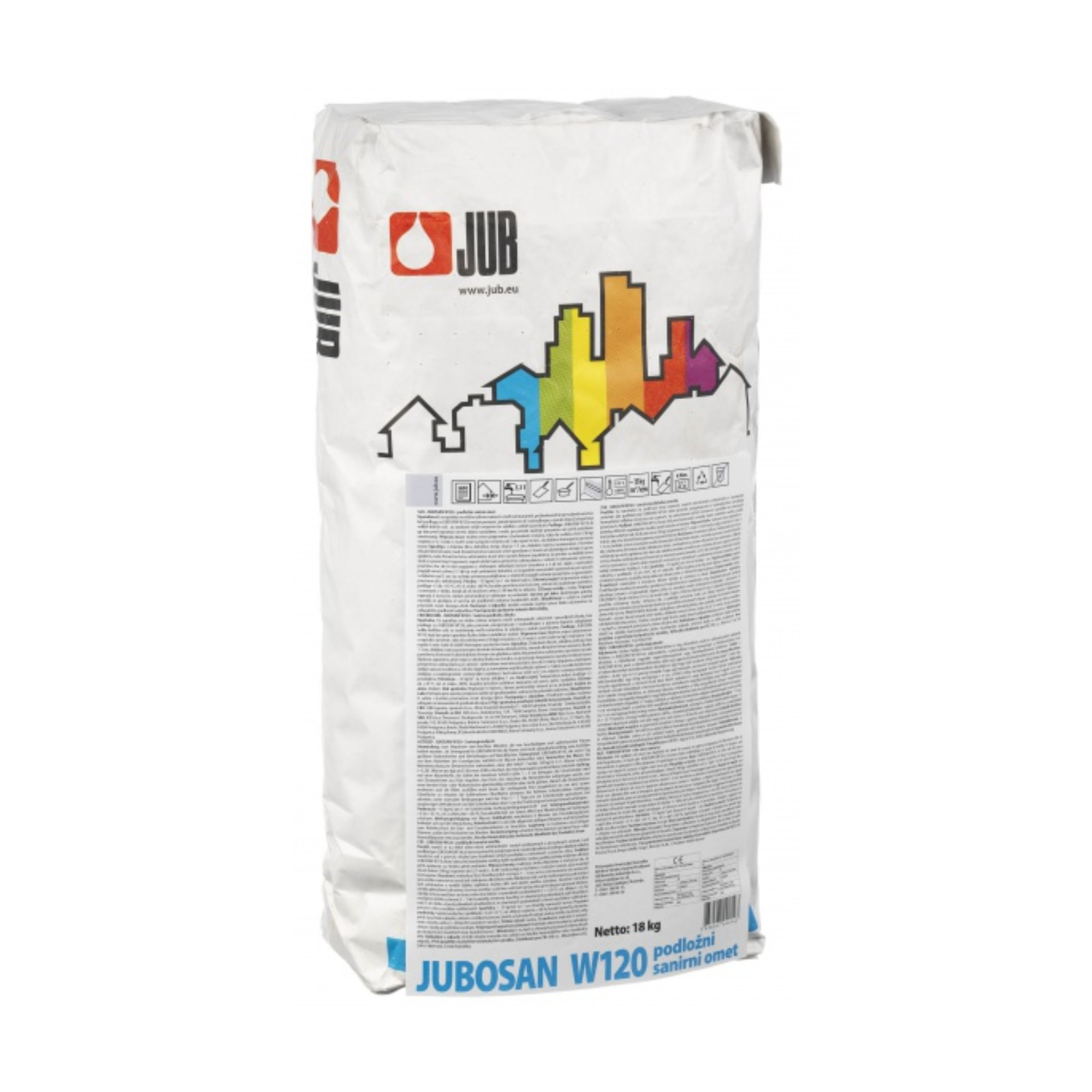 JUB JUBOSAN W120 podkladná sanačná omietka 18 kg