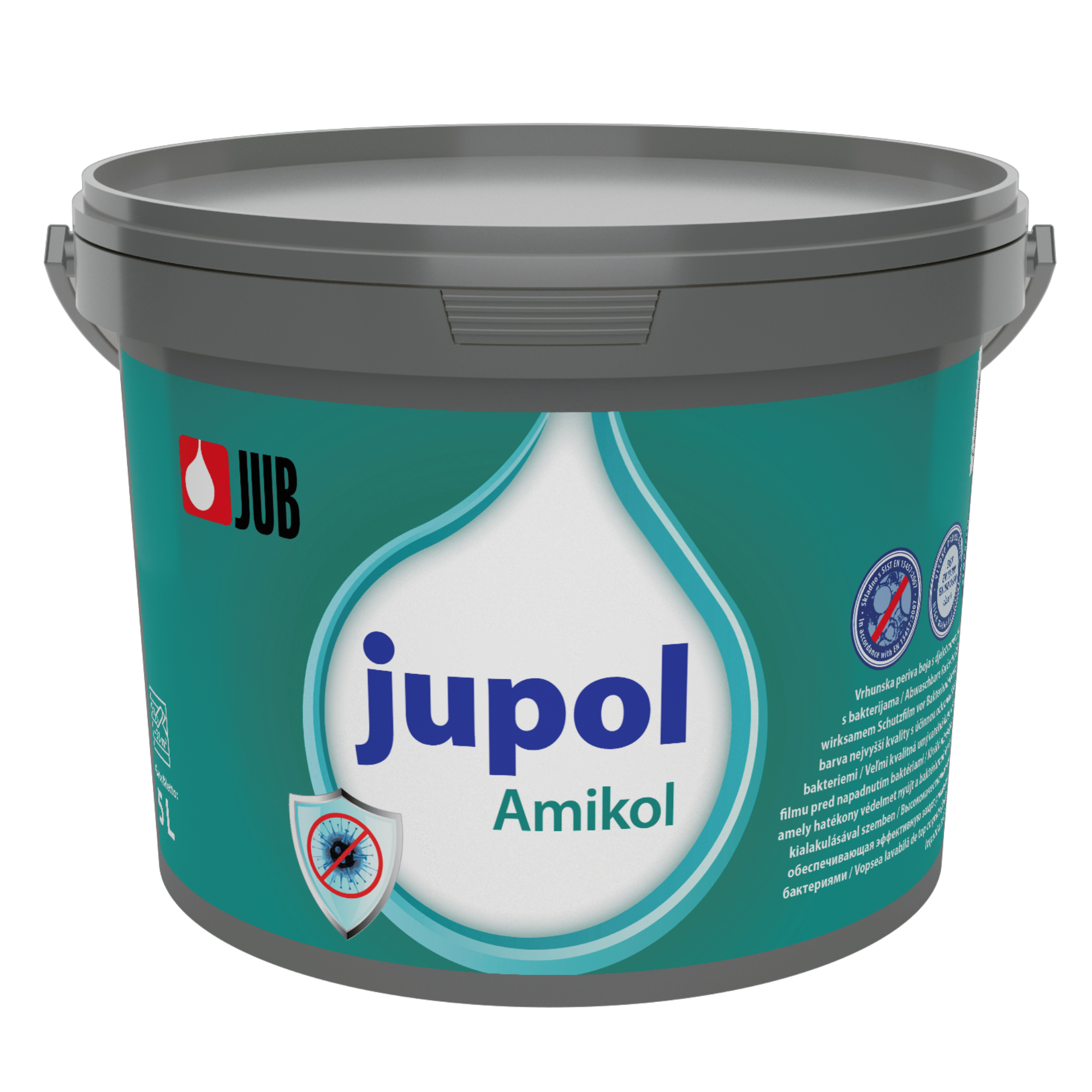 JUB JUPOL Amikol biela interiérová protiplesňová farba proti baktériám 5 l