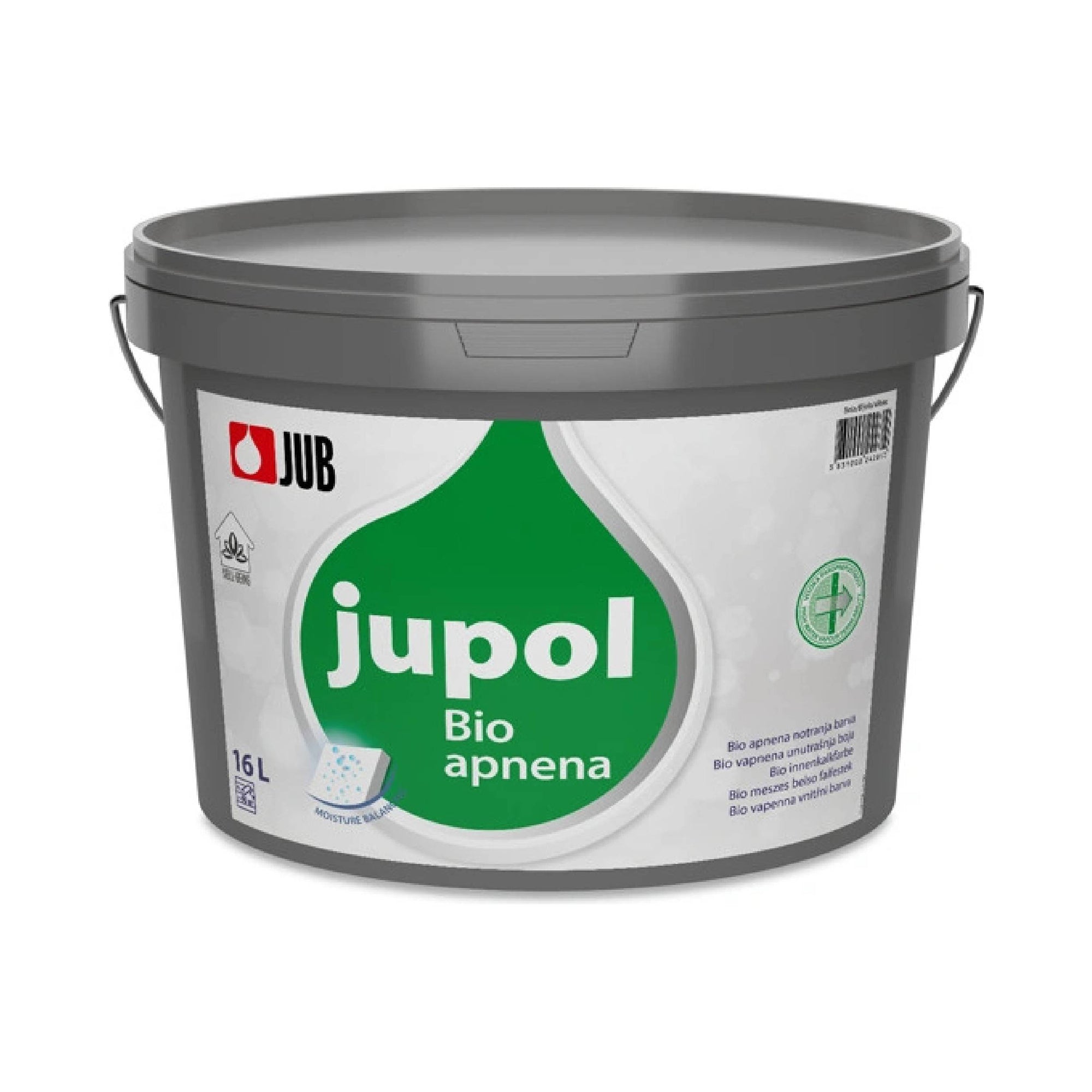 JUB JUPOL Bio biela vápenná interiérová farba na stenu 16 l