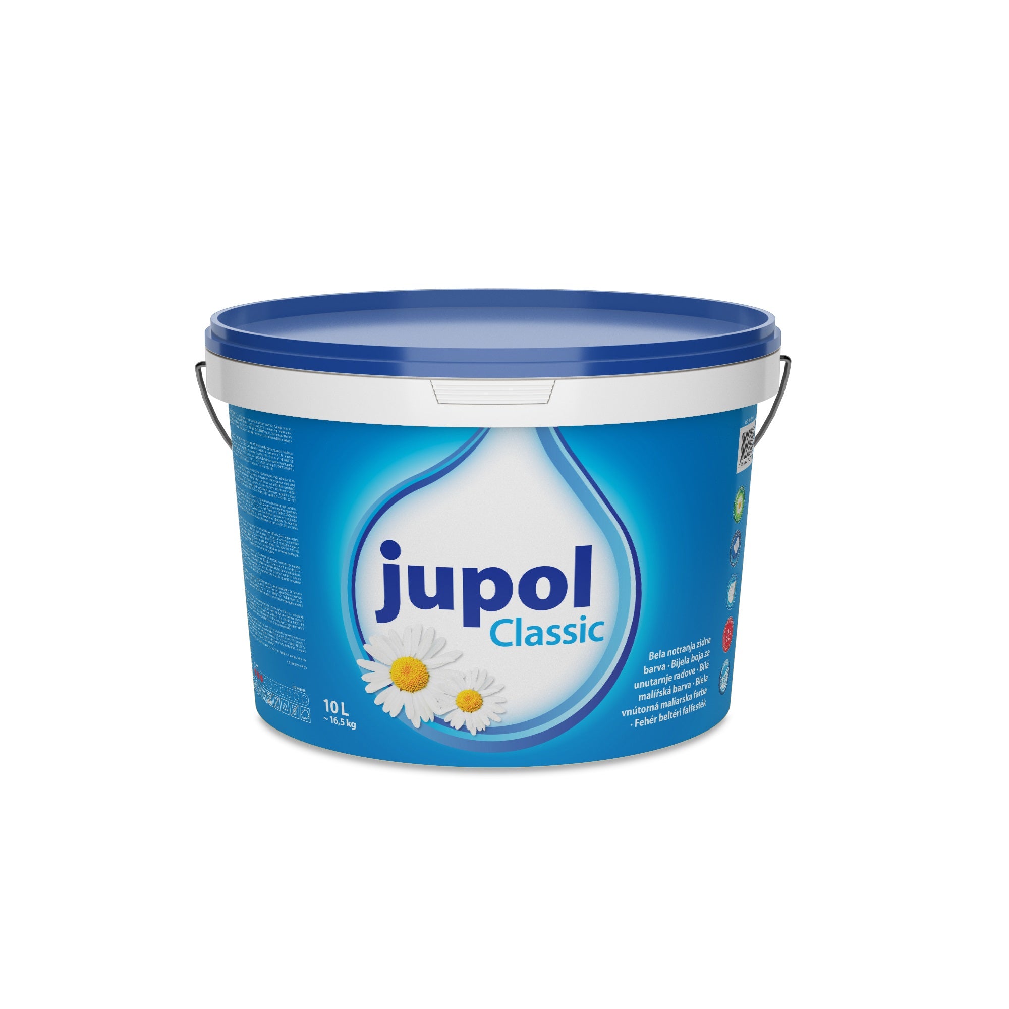 JUB JUPOL Classic biela interiérová maliarska farba na stenu 10 l