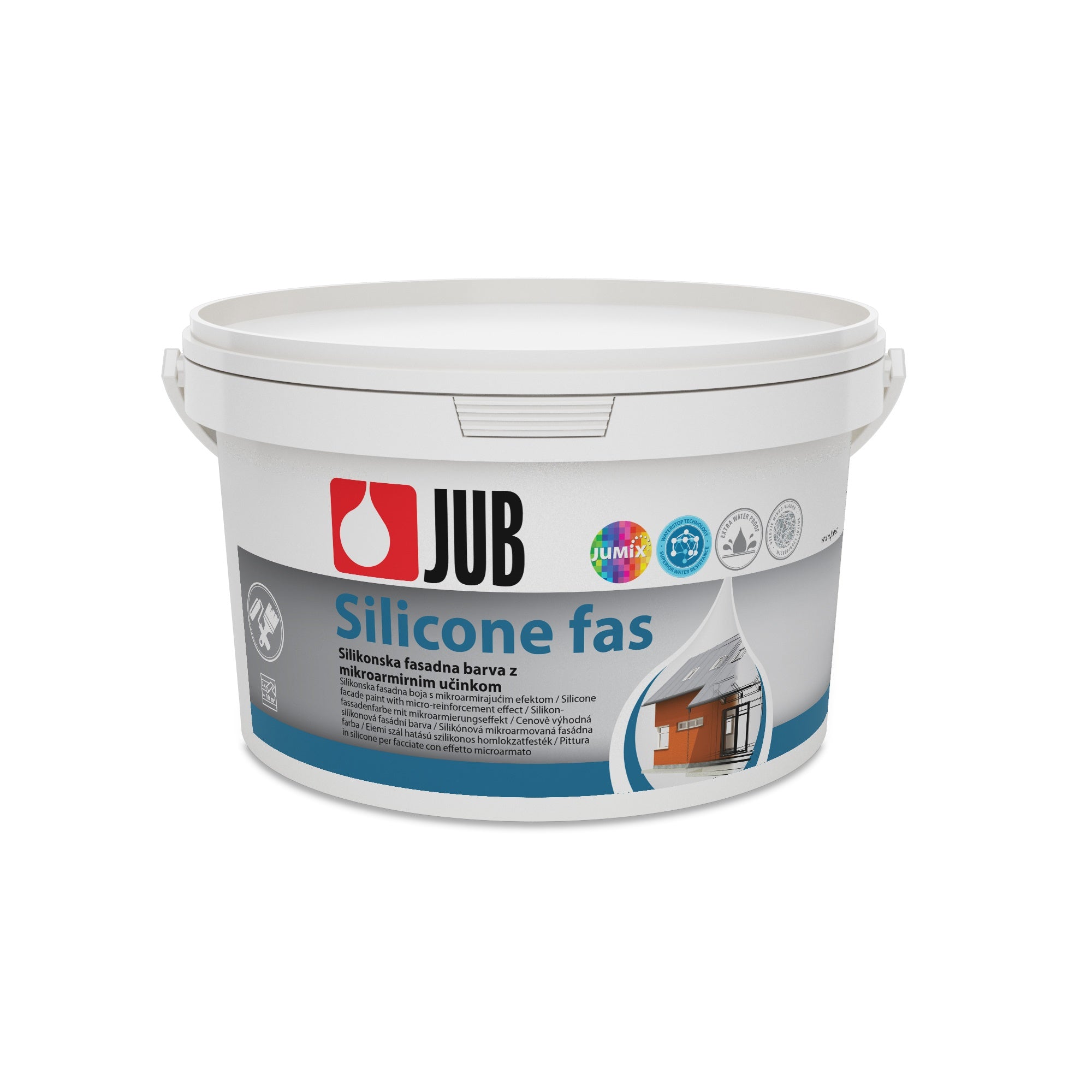 JUB Silicone fas biela protiplesňová silikónová fasádna farba 2 l