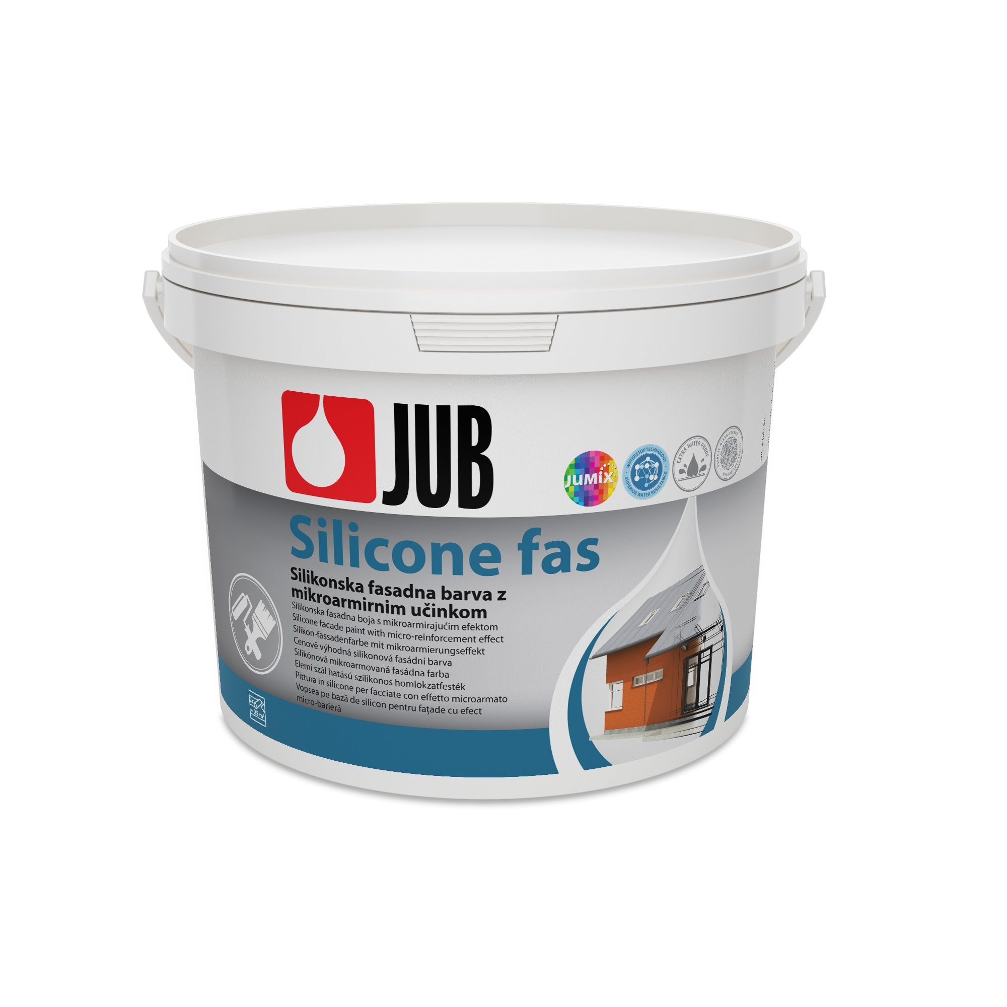 JUB Silicone fas biela protiplesňová silikónová fasádna farba 5 l