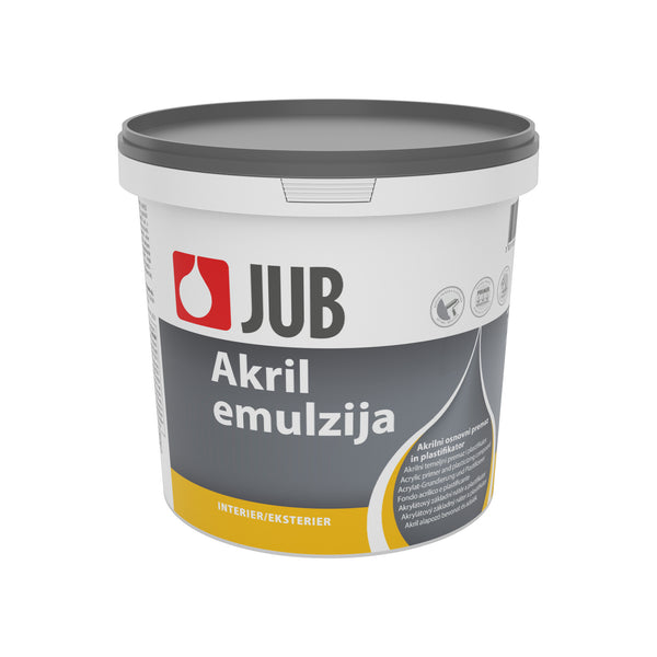 JUB AKRIL Emulzia akrylátový základný náter a plastifikátor 1 kg