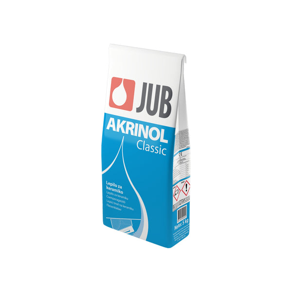 JUB AKRINOL Classic lepidlo na keramické obklady, dlažby a pórobetón 5 kg