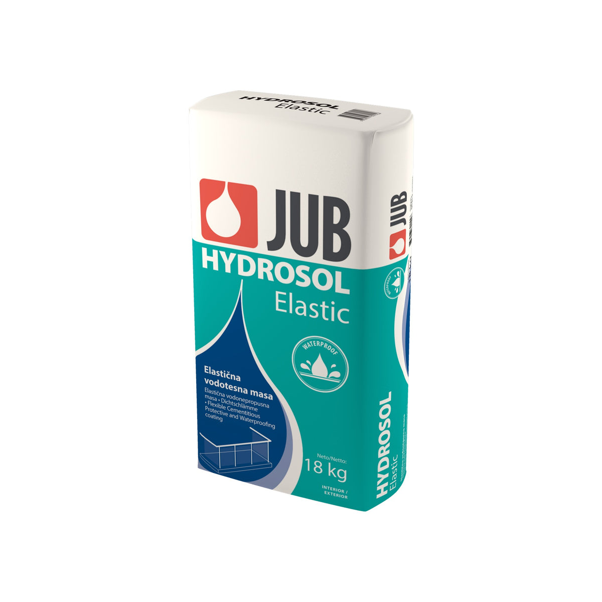 JUB HYDROSOL Elastic elastická hydroizolácia vodotesná hmota 18 kg