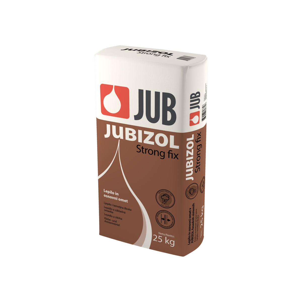 JUB JUBIZOL Strong fix Dodatočne mikroarmovaná cementová malta a základná omietka na polystyrén a minerálnu vatu 25 kg