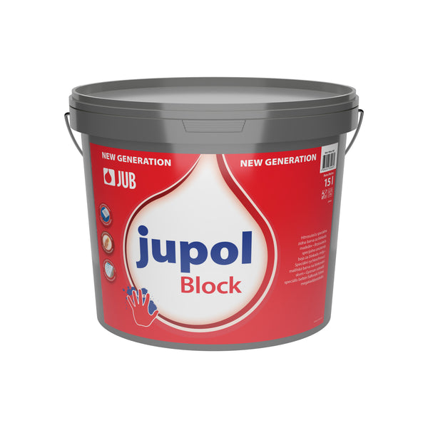 JUB JUPOL Block NEW GENERATION biela interiérová farba na blokovanie fľakov 15 l