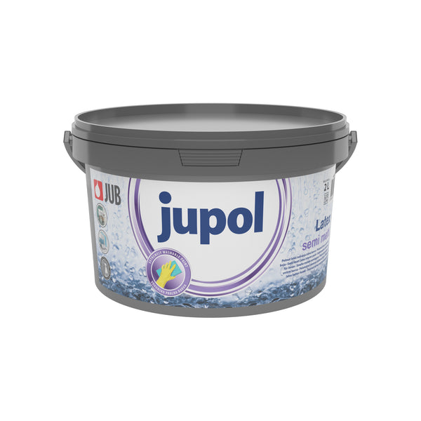 JUB JUPOL Latex semi matt vnútorná umývateľná maliarska farba 2 l