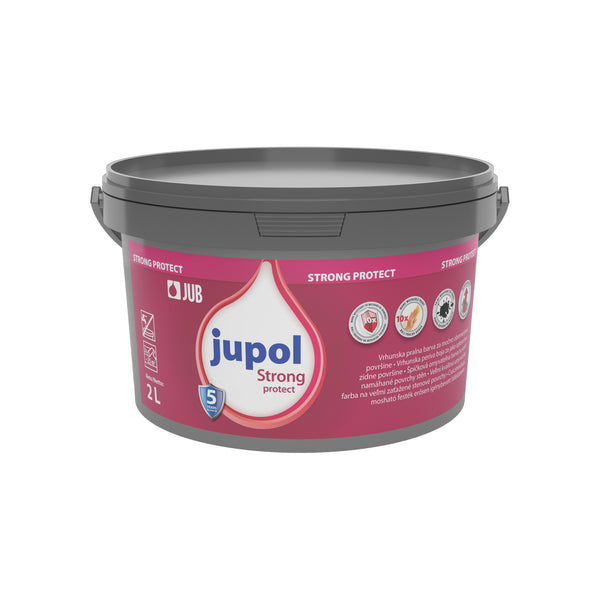 JUB JUPOL Strong Protect vysoko odolná umývateľná maliarska farba 2 l