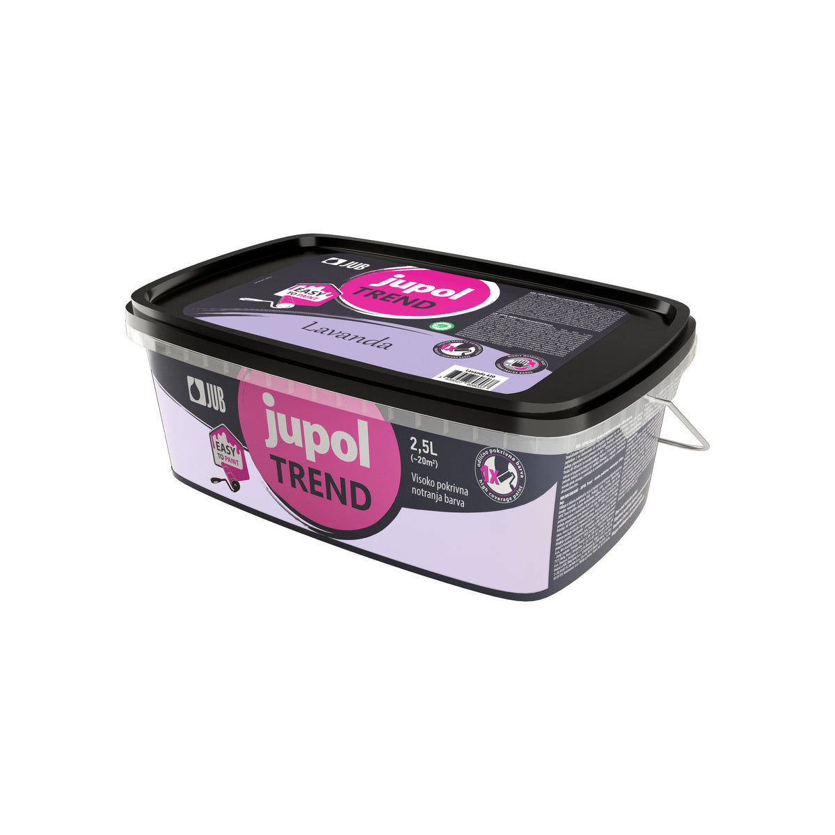 JUB JUPOL Trend vinylová interiérová farba na stenu s vysokou krycou schopnosťou 430 - Lavanda 2,5 l