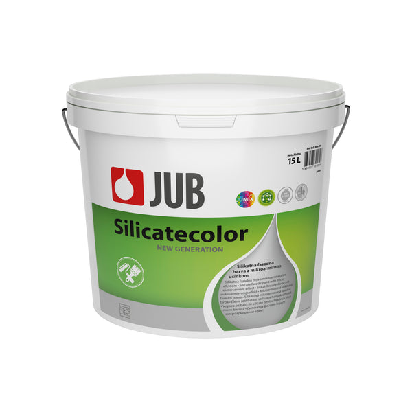 JUB Silicatecolor mikroarmovaná silikátová fasádna farba 15 l