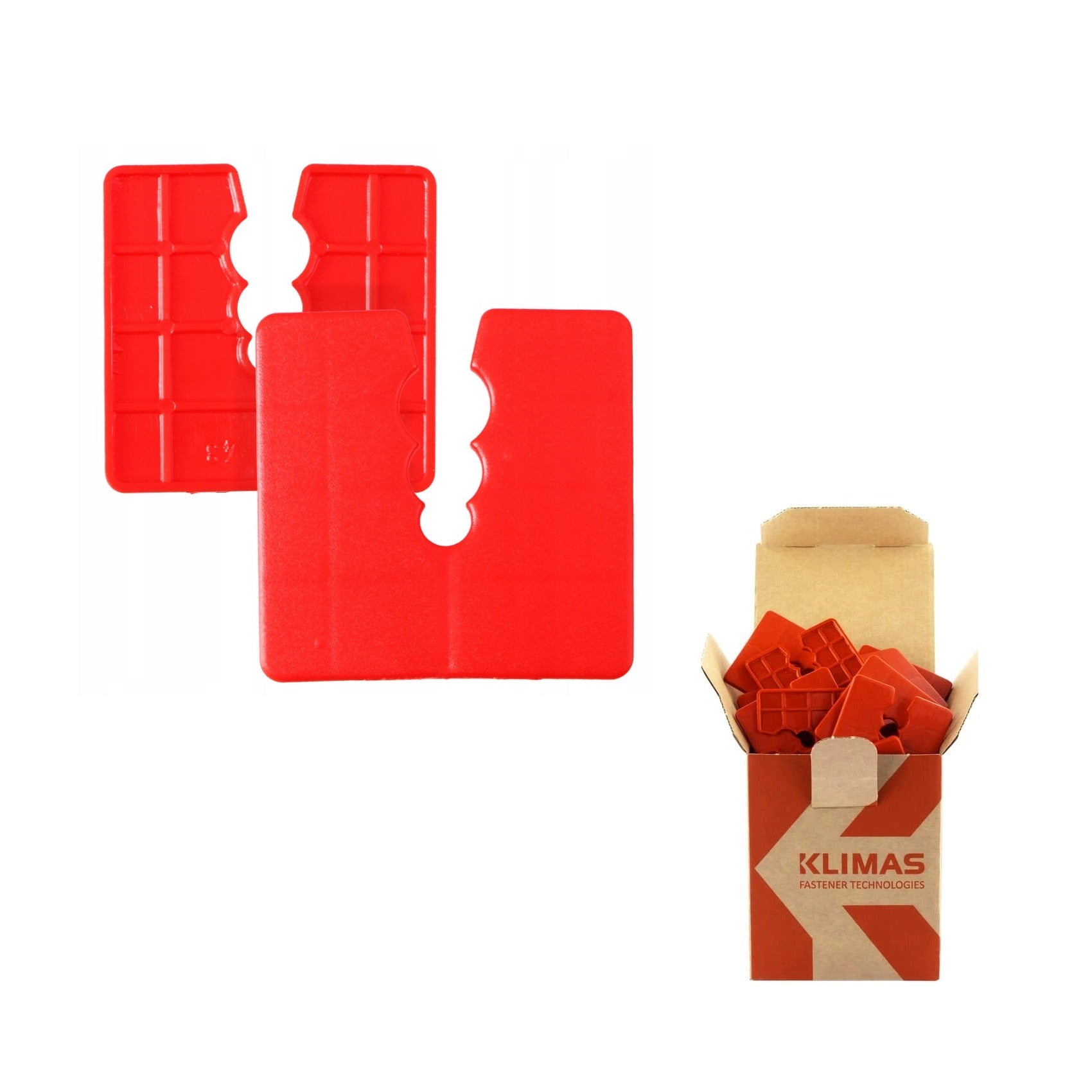 KLIMAS Wkret-met Dištančné podložky 50x50mm - PVC 3 mm