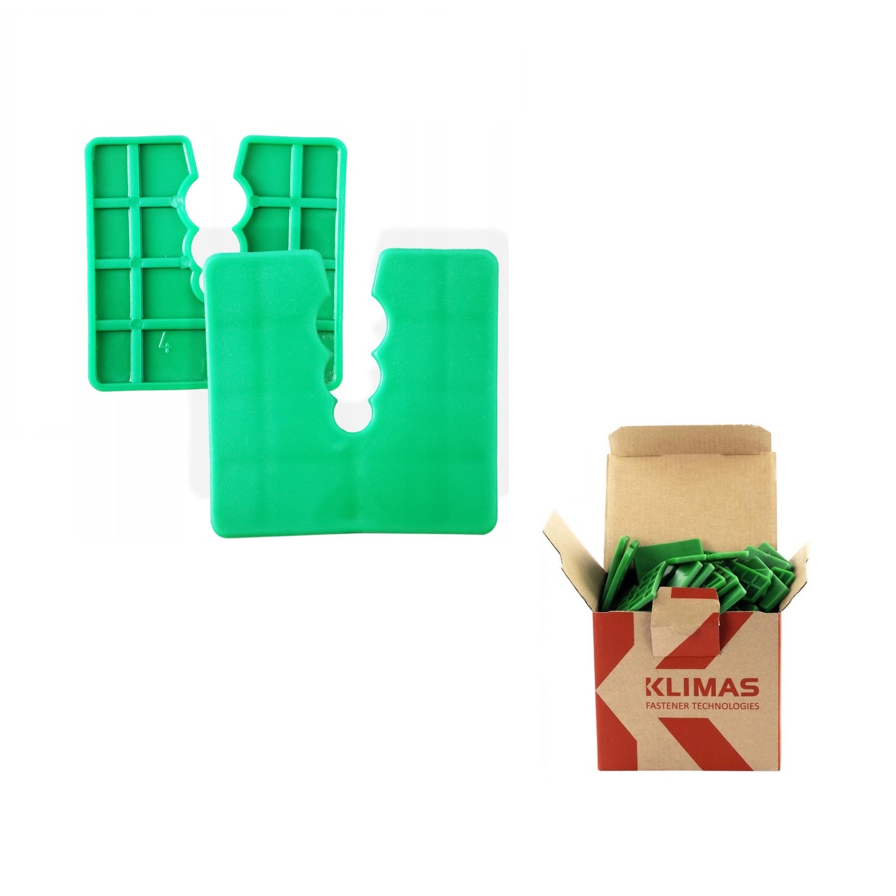 KLIMAS Wkret-met Dištančné podložky 50x50mm - PVC 4 mm