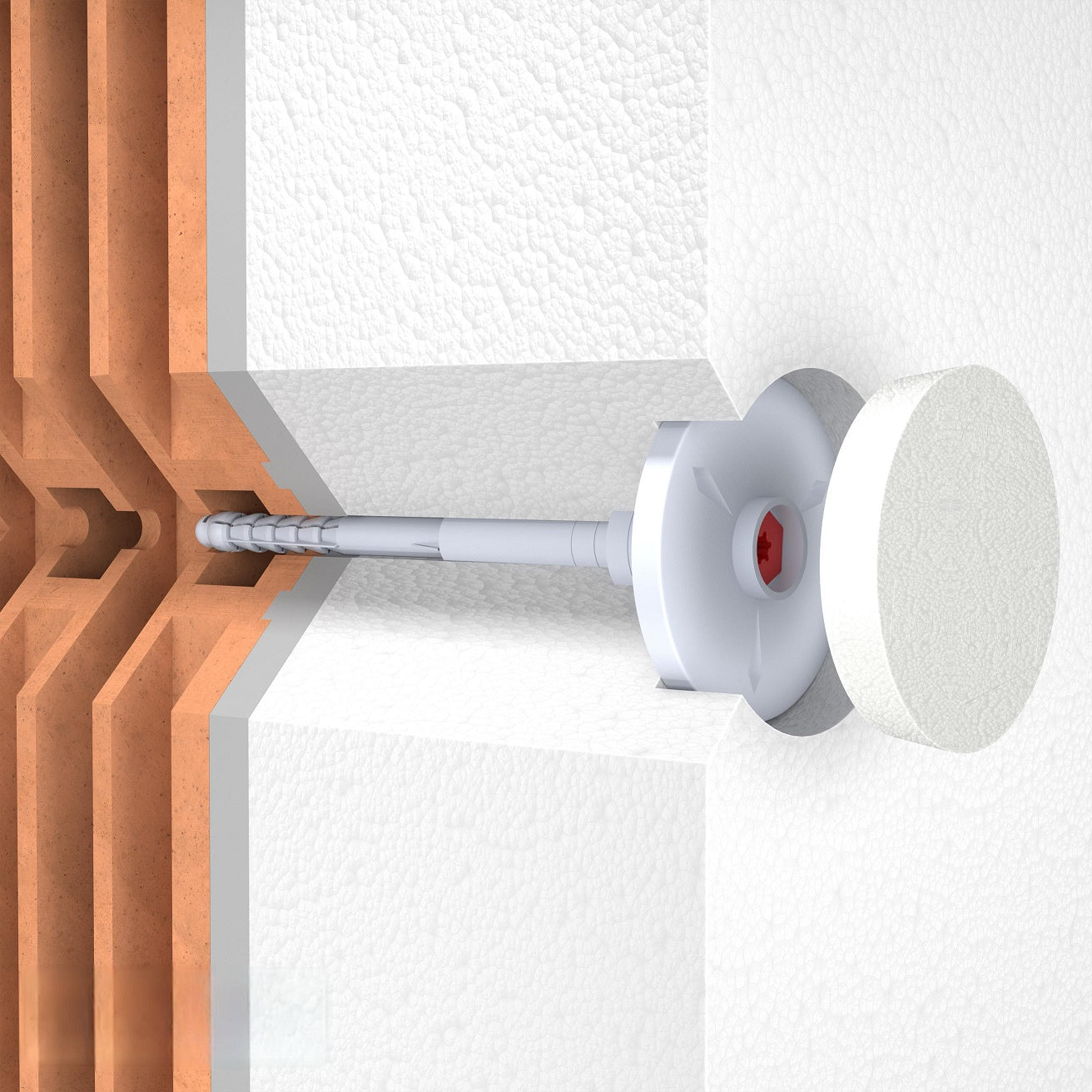 KLIMAS Wkret-met ECO-DRIVE Tanierová hmoždinka s kovovou skrutkou Ø8 mm