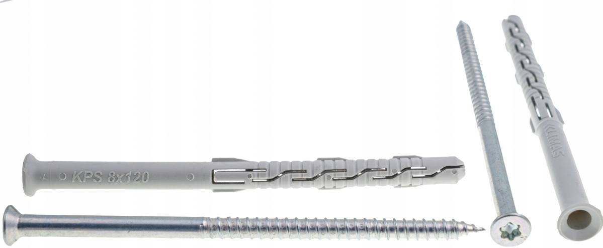 KLIMAS Wkret-met KPS-FAST-S Ø8 mm Rámová hmoždinka so skrutkou so zápustnou hlavou TX-30