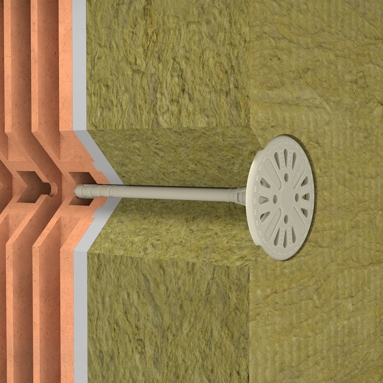 KLIMAS Wkret-met LMX-8 Tanierová hmoždinka s kovovým tŕňom a skrátenou expanznou zónou Ø8 mm