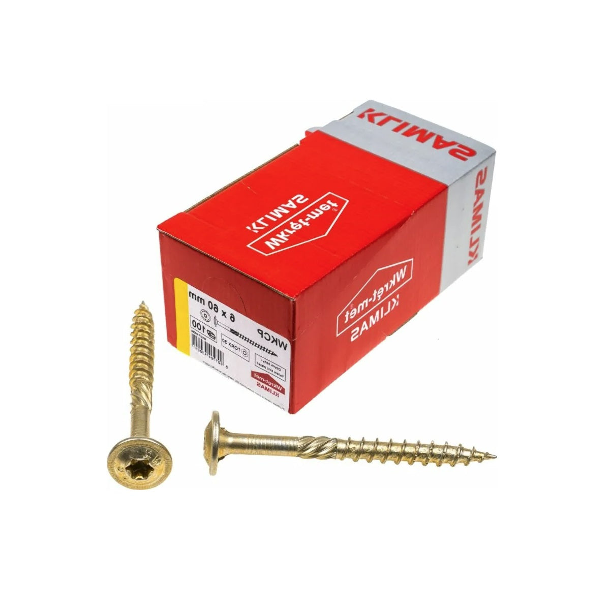 KLIMAS Wkret-met WKCP Ø6x50 mm TX-30 konštrukčná skrutka do dreva s tanierovou hlavou