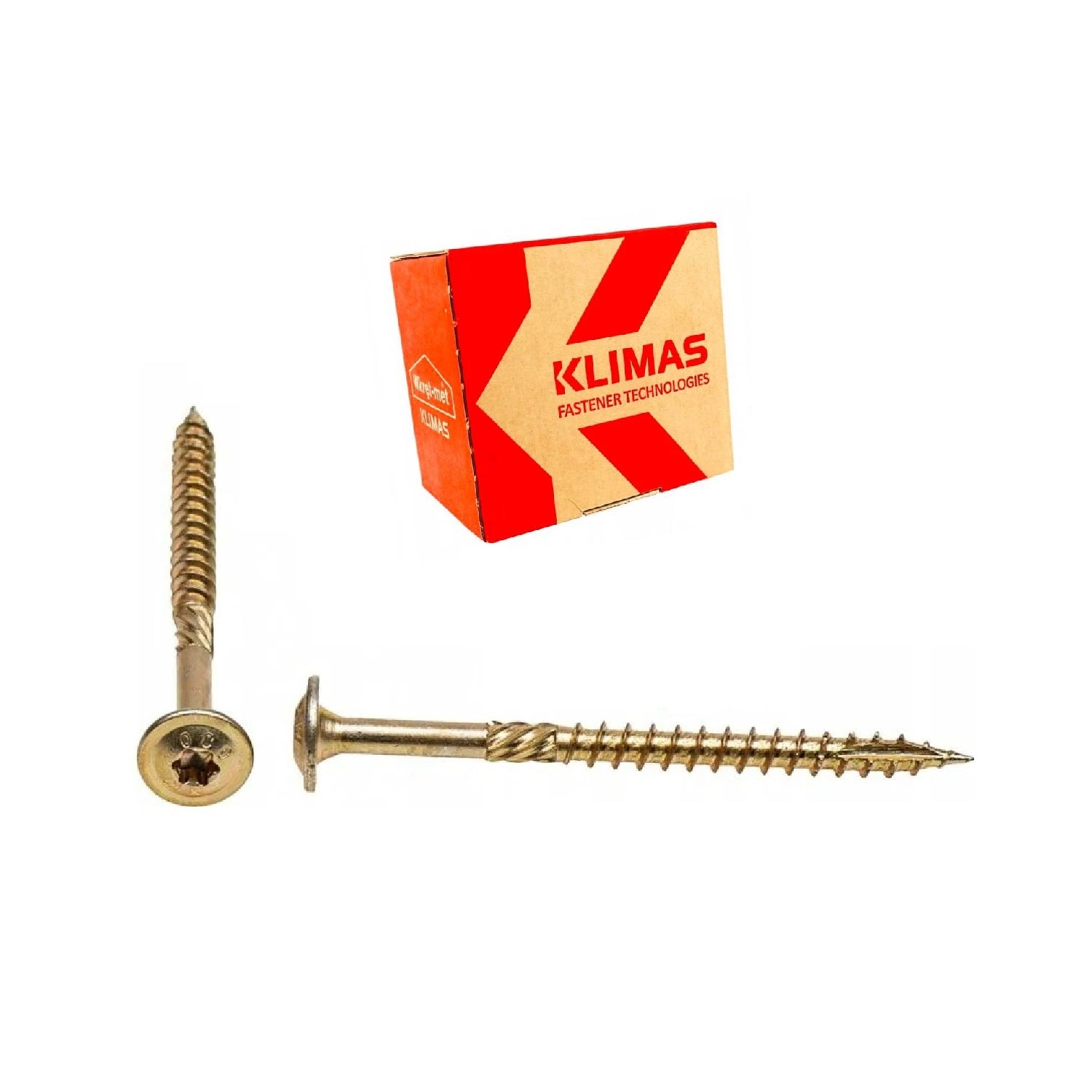 KLIMAS Wkret-met WKCP Ø6x80 mm TX-30 konštrukčná skrutka do dreva s tanierovou hlavou