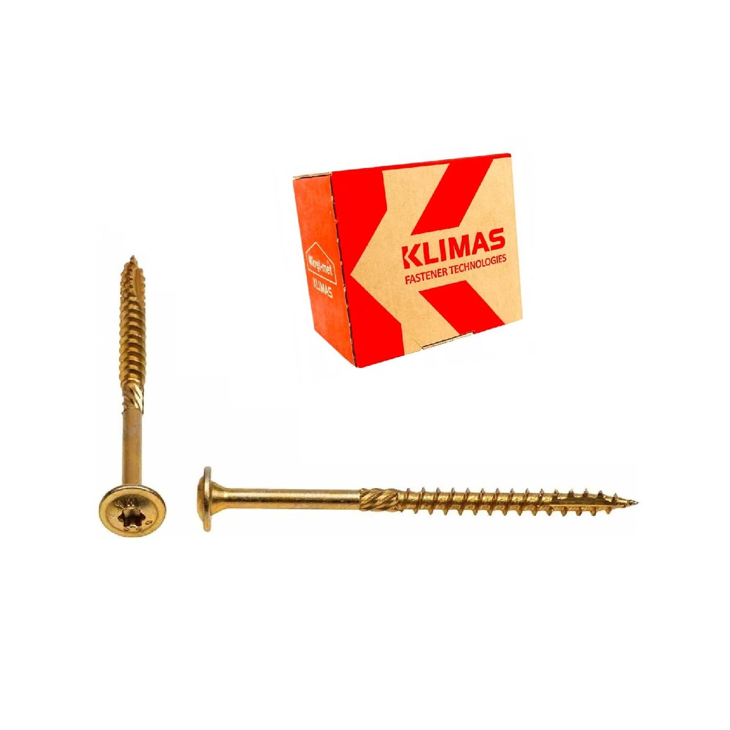 KLIMAS Wkret-met WKCP Ø6x80 mm TX-30 konštrukčná skrutka do dreva s tanierovou hlavou