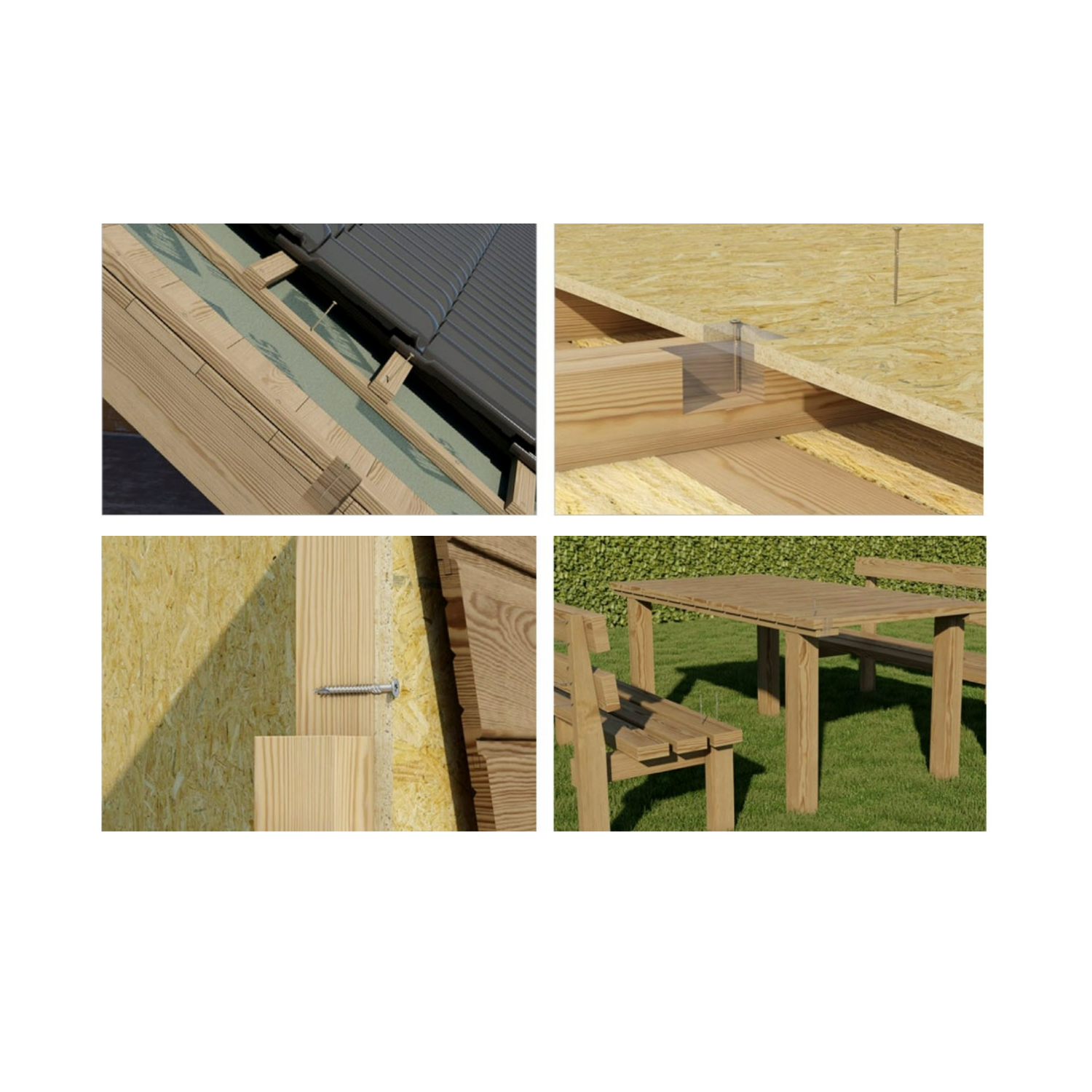 KLIMAS Wkret-met WKCS Ø3 mm TX-10 konštrukčná skrutka do dreva so zápustnou hlavou