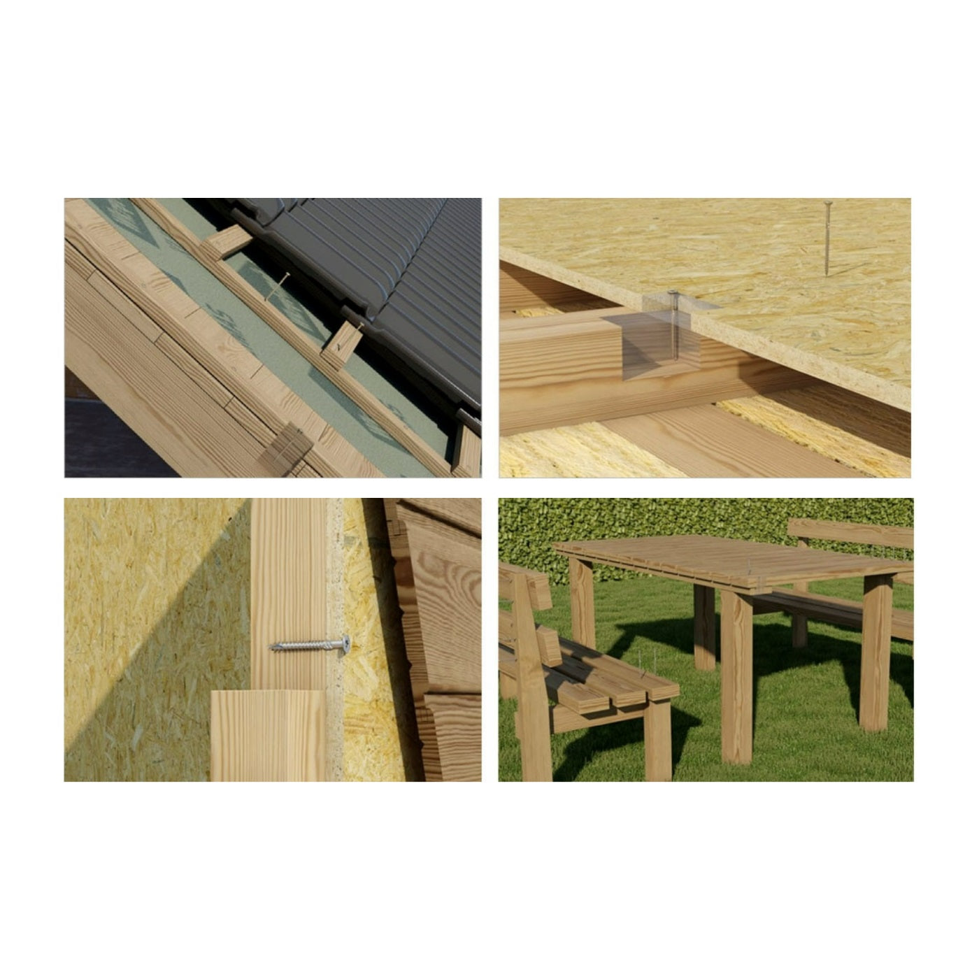 KLIMAS Wkret-met WKCS Ø8 mm TX-40 konštrukčná skrutka do dreva so zápustnou hlavou