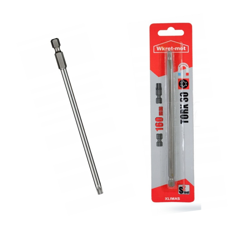 KLIMAS Wkret-met magnetický hviezdicový bit TX-30 160 mm
