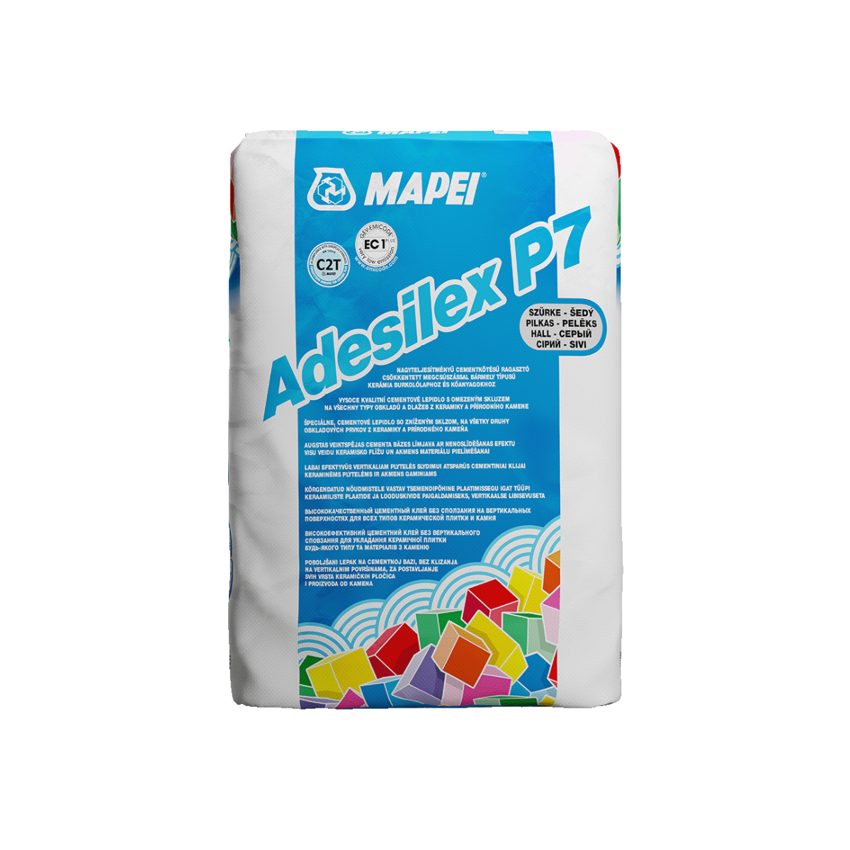 MAPEI Adesilex P7 mrazuvzdorné cementové lepidlo na dlažbu a obklady 25 kg