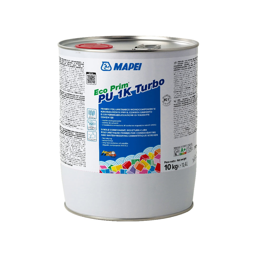 MAPEI Eco Prim PU 1K Turbo rýchloschnúci polyuretánový penetračný náter 10 kg
