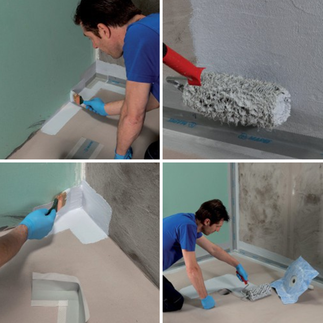 MAPEI Mapegum WPS tekutá jednozložková hydroizolácia aplikácia