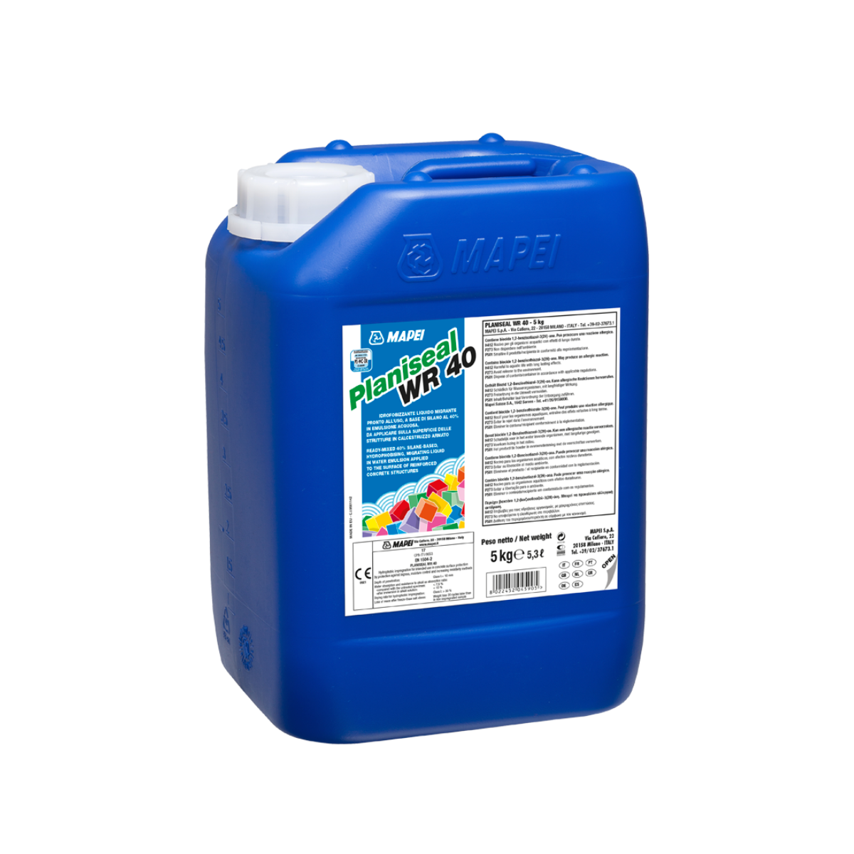 MAPEI Planiseal WR 40 tekutý hydrofobizačný migrujúci prípravok 5 kg