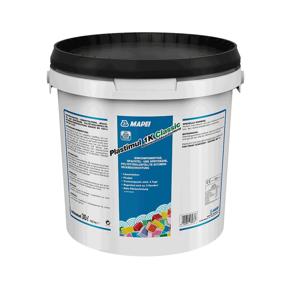 MAPEI Plastimul 1K Classic jednozložková bitúmenová izolačná emulzia na základy