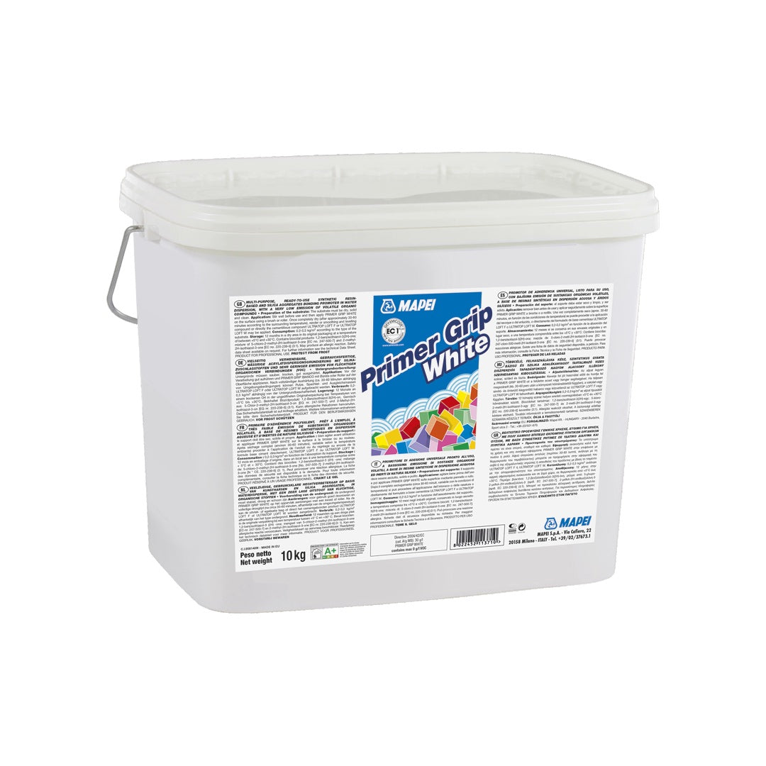 MAPEI Primer Grip White viacúčelový adhézny mostík na steny a podlahy