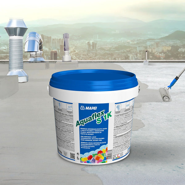 MAPEI Aquaflex S 1K jednozložková hydroizolácia pod dlažbu a obklad aplikácia