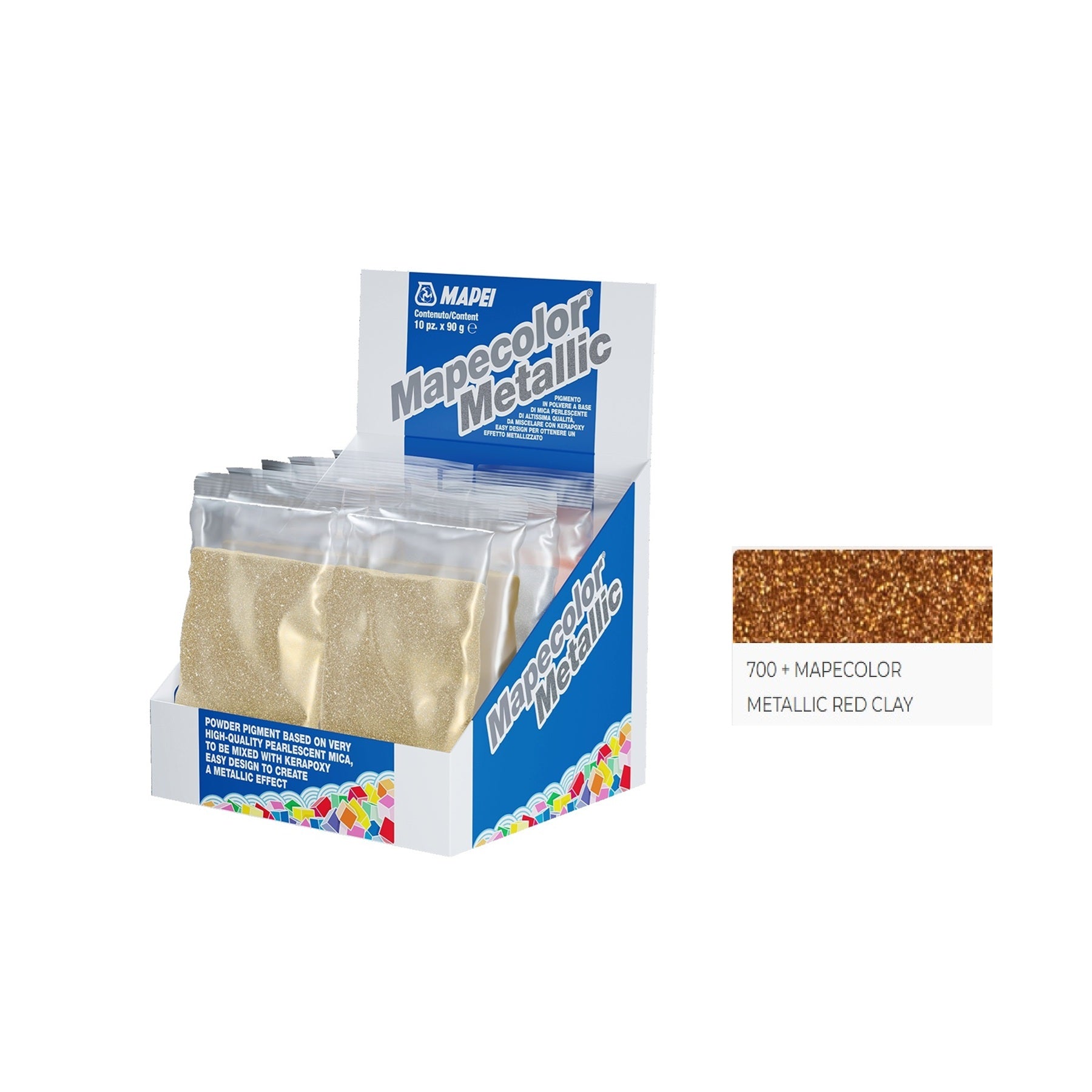 MAPEI Mapecolor Metallic odtieň Red Clay