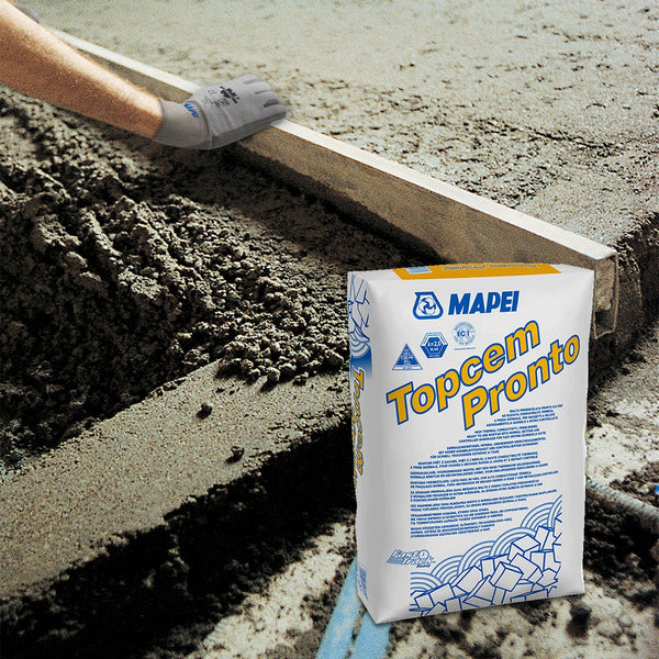 MAPEI Topcem Pronto cementová zmes na potery aplikácia