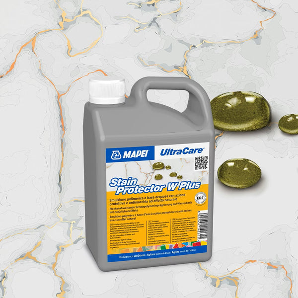 MAPEI UltraCare Stain Protector W Plus ochranný impregnačný prípravok proti škvrnám aplikácia