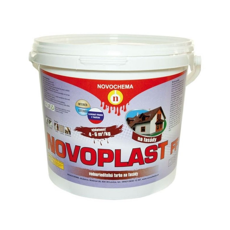 NOVOCHEMA NOVOPLAST FF biela vodou riediteľná fasádna farba
