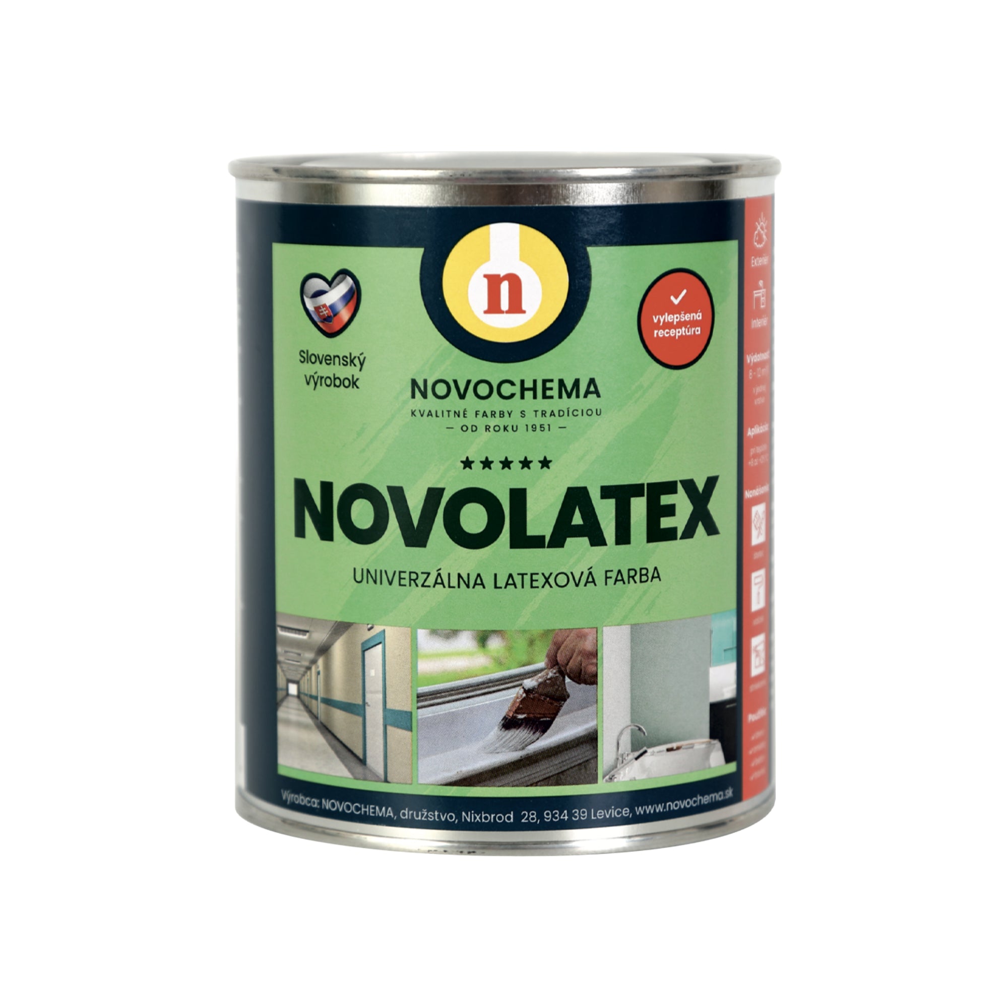 NOVOCHEMA Novolatex univerzálna latexová farba 0,7 kg