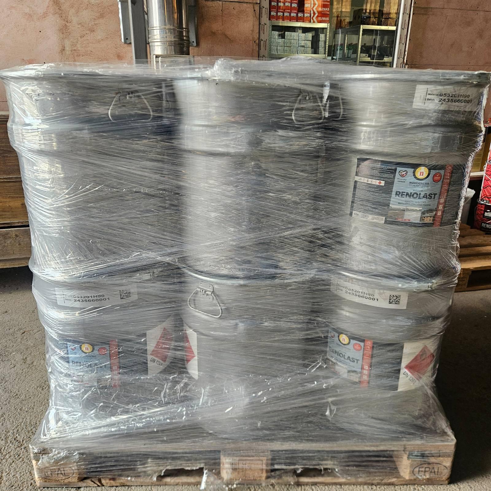 NOVOCHEMA RENOLAST asfaltohliníkový reflexno izolačný náter na strechu_ukážka