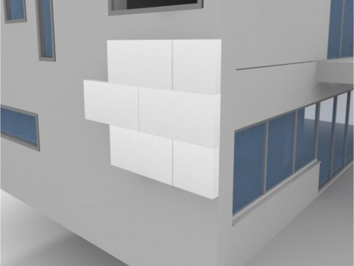 POLYFORM EPS 100 strešný a  
podlahový polystyrén biely 1000x500mm (balenie) - aplikácia 2