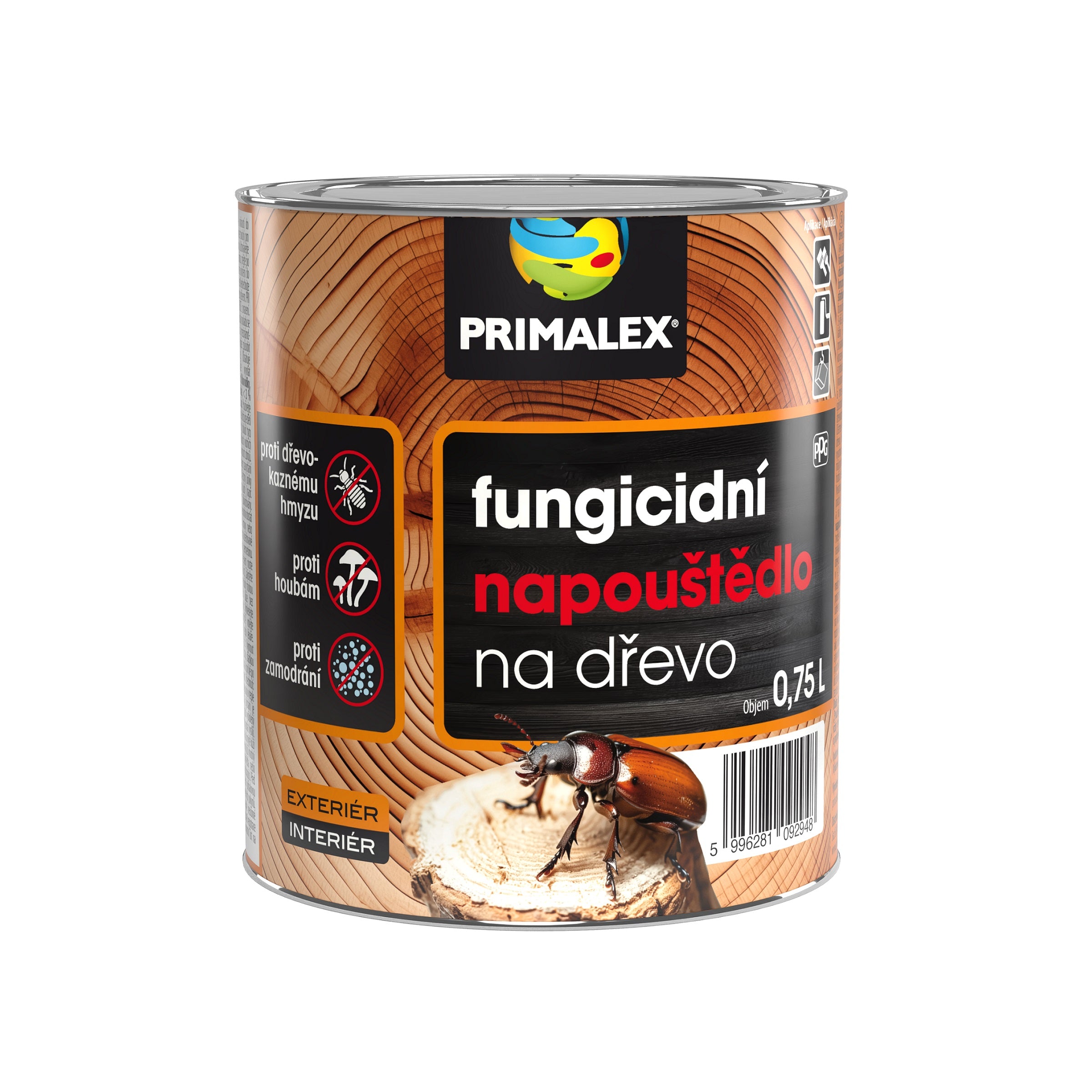PRIMALEX Fungicidné napúšťadlo na drevo 0,75 l