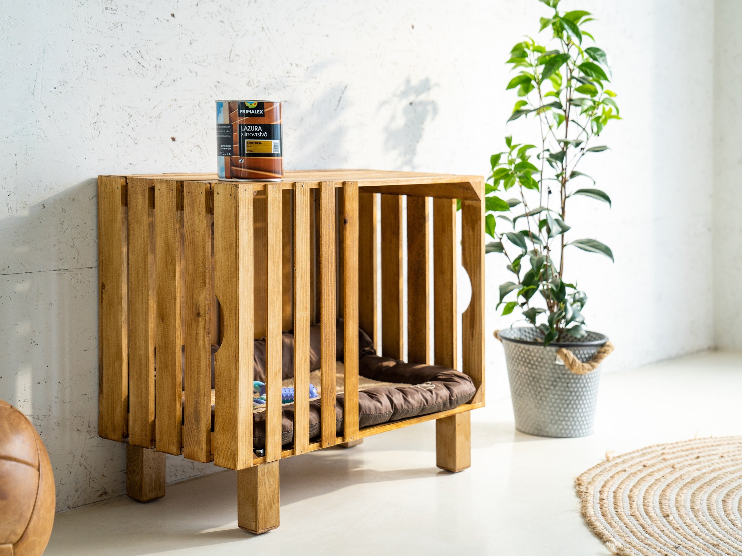 PRIMALEX LAZURA hrubovrstvá lazúra na drevo_ukážka1