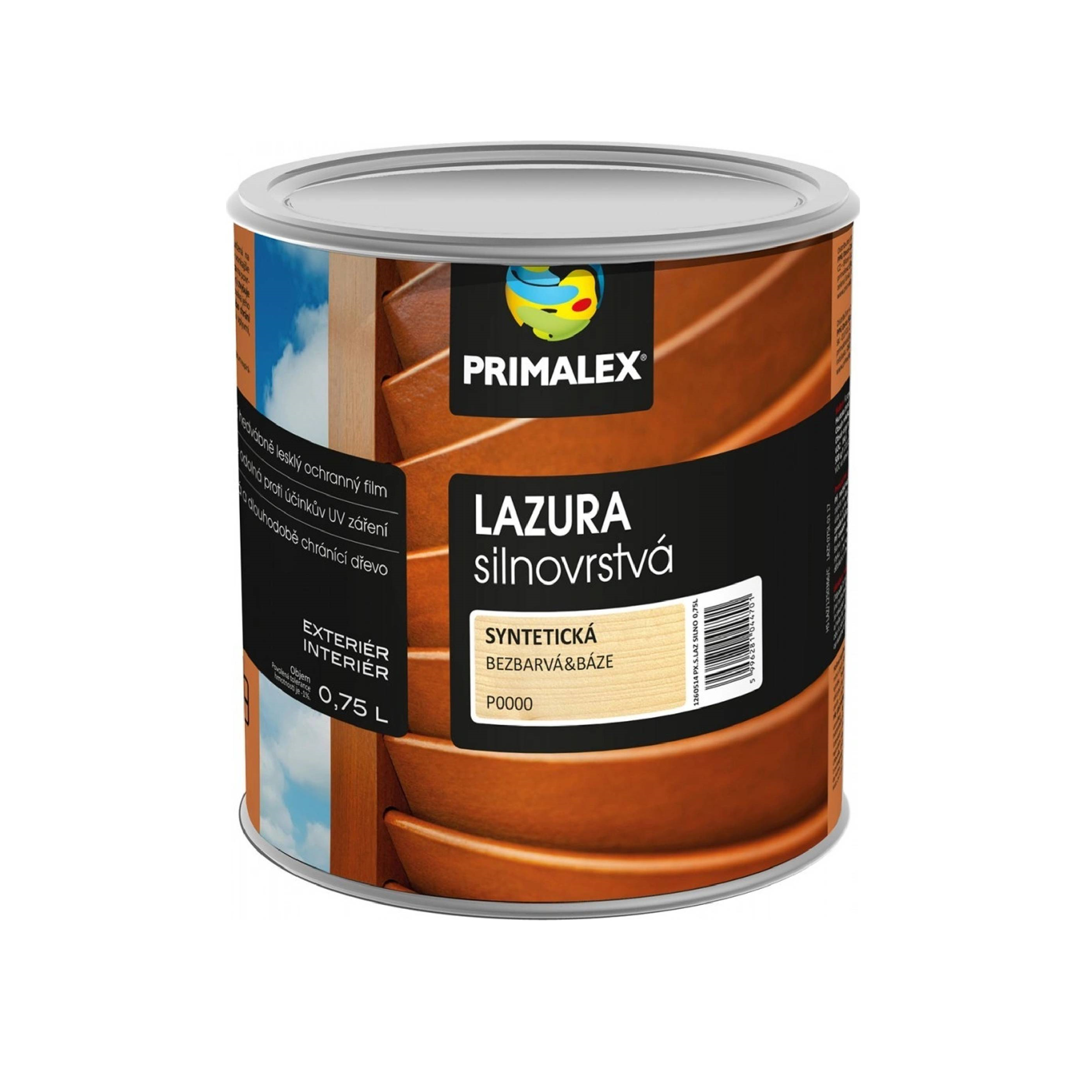 PRIMALEX LAZURA hrubovrstvá na drevo