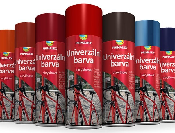 PRIMALEX Rýchloschnúca univerzálna akrylátová farba v spreji 400 ml