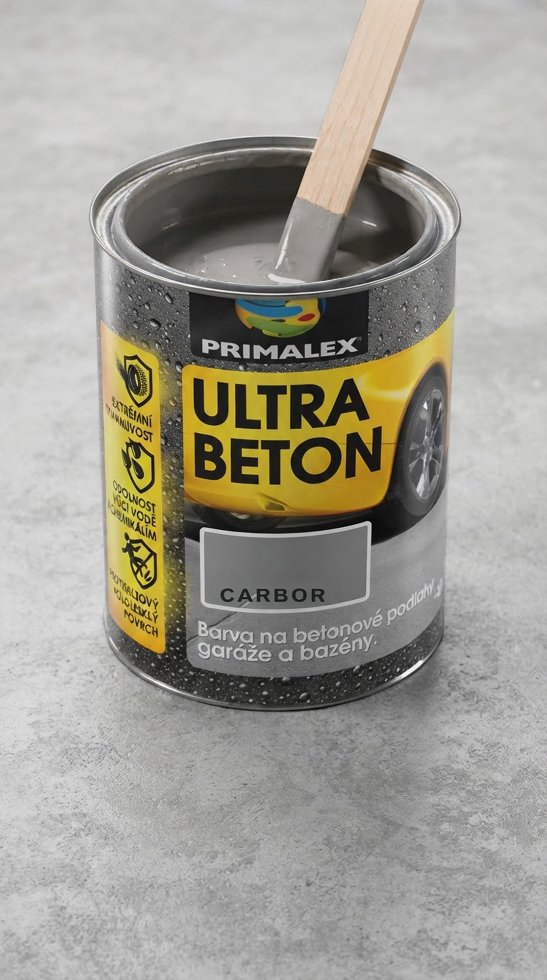 PRIMALEX ULTRA BETON protišmyková farba na betónové podlahy_carbon grey