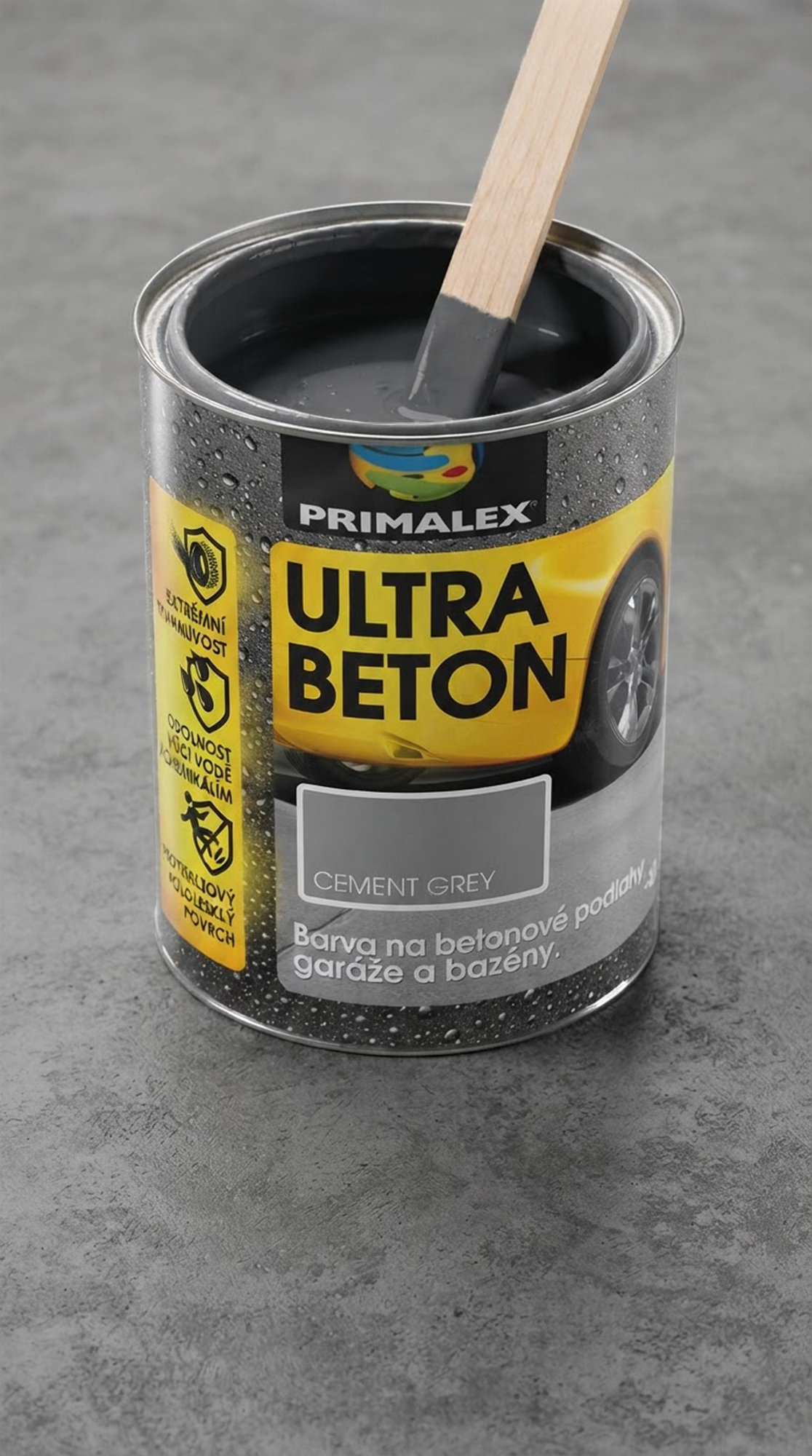 PRIMALEX ULTRA BETON protišmyková farba na betónové podlahy_cement grey