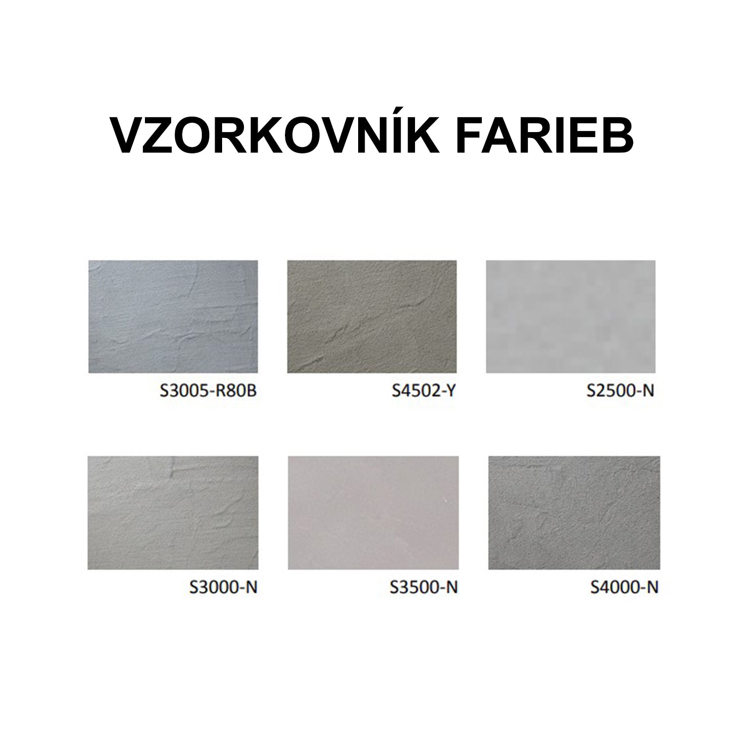 PRIMALEX BETÓN EFEKT báza Z vnútorná betónová stierka na stenu - vzorkovník farieb