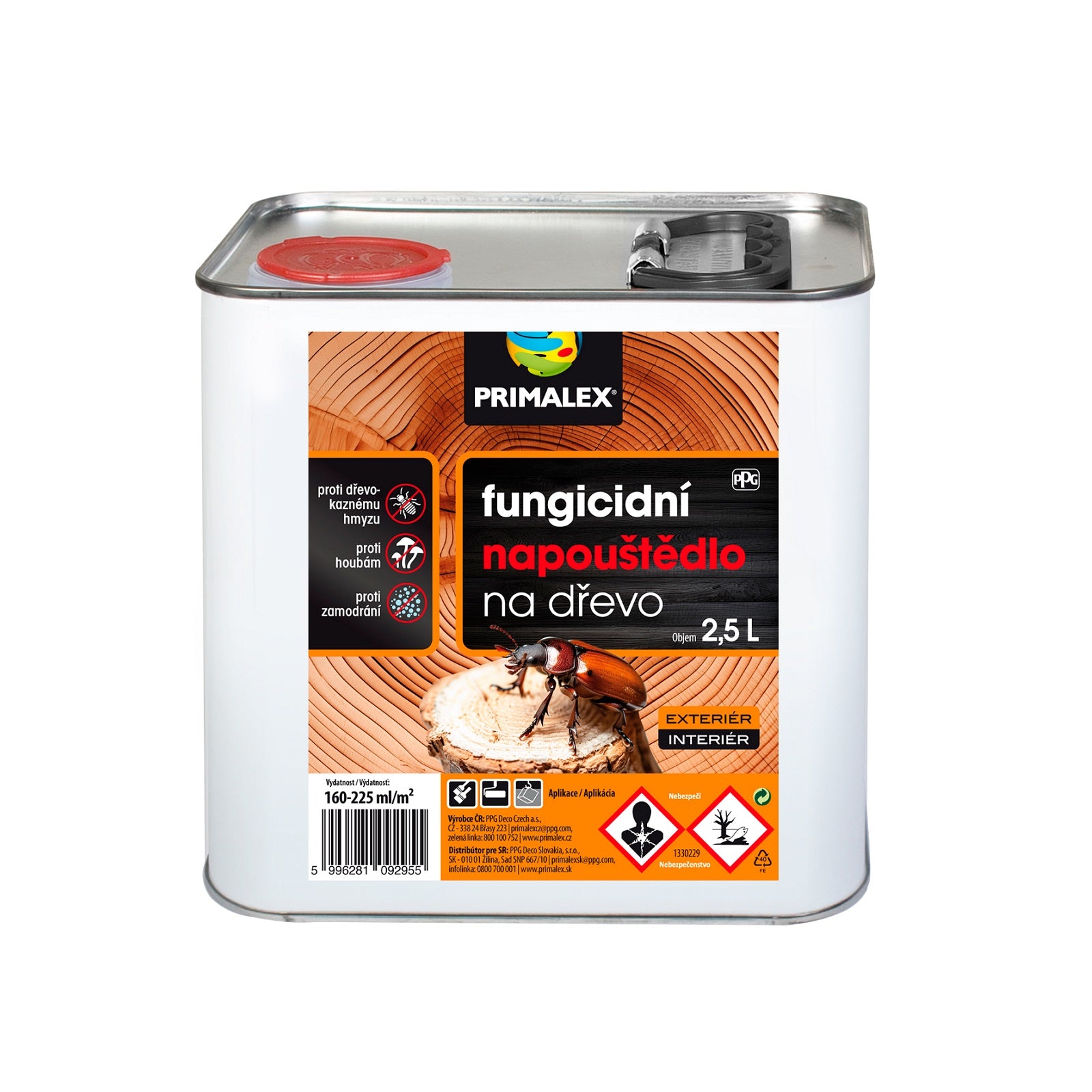 PRIMALEX Fungicidné napúšťadlo na drevo 2,5 l